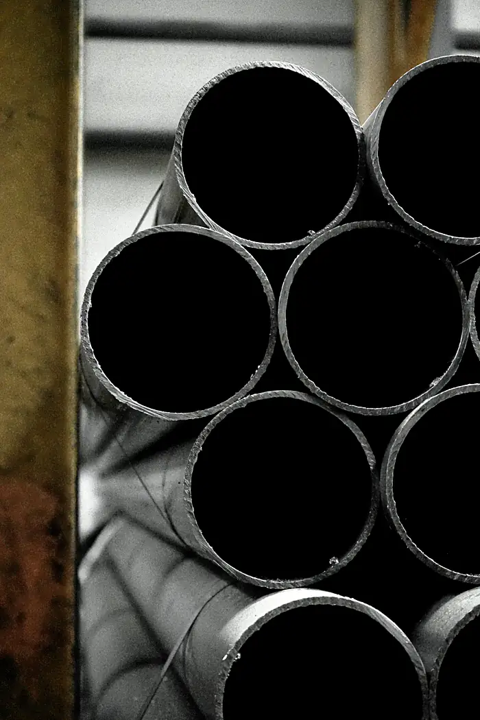 Large circular hollow sections stacked